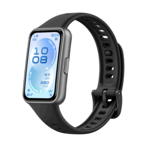 HUAWEI BAND 11 MATTE BLACK DURABLE POLYMER CASE BLACK FLUOROELASTOMER STRAP CDY-B19