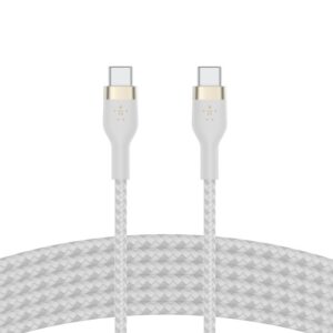 BELKIN BOOST CHARGE PRO FLEX USB-C TO USB-C CABLE 3M WHITE CAB011BT3MWH