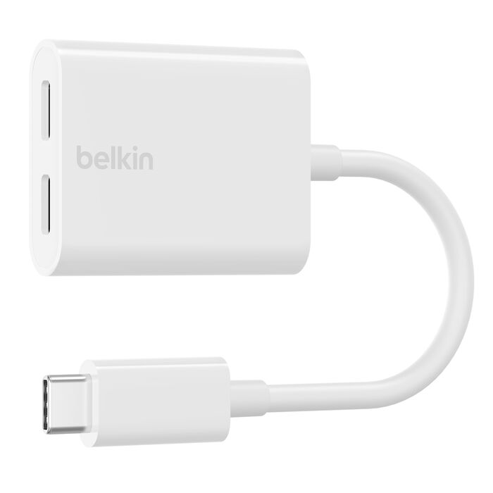 BELKIN TYPE C AUDIO + CHARGE ROCKSTAR ADAPTER 60W F7U081BTWH