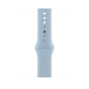 Elevate your Apple Watch with the 45MM Light Blue Sport Band (S/M) – Model MWMU3.