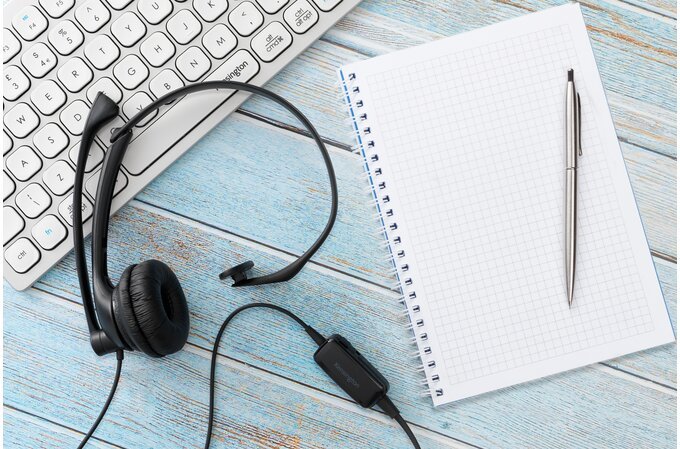 Kensington USB Mono Headset featuring Mic and Volume Control - K80100WW - Image 5