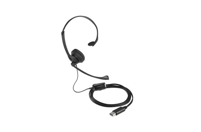 Kensington USB Mono Headset featuring Mic and Volume Control - K80100WW - Image 2