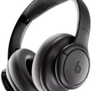 BLUPEBBLE OVER EAR FOLDABLE DIGITAL HYBRID NOISE CANCELLING HEADPHONES C90 BLACK BP-PAC90ANC-BK
