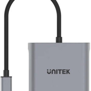 UNITEK 8K USB C TO DUAL DISPLAY PORT ADAPTER V1404A