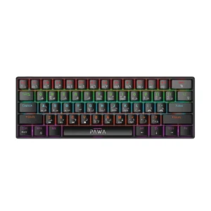 PAWA VANGUARD GAMING SERIES PROFESSIONAL GAMING MECHANICAL WIRED KEYBOARD BLACK PW-VGSWKB25-BK