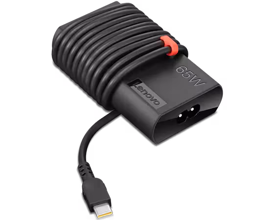 Stay powered wherever you go with the reliable Lenovo Laptop 65W USB-C Power Adapter
