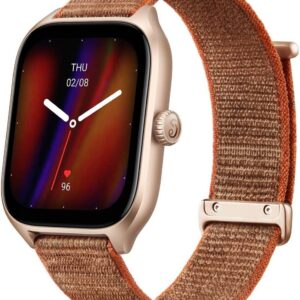 AMAZFIT GTS 4 SMART WATCH BROWN