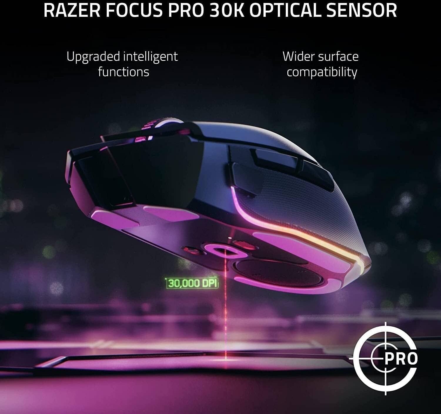 Razer Basilisk V3 Pro 35K Wireless Gaming Mouse (Black, RZ01-05240100-R3G1) - Ultra-Precise and Customizable for Gamers - Image 3
