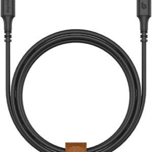 BLUPEBBLE POWERFLOW USB-C TO USB-C 60W CABLE 2M BLACK