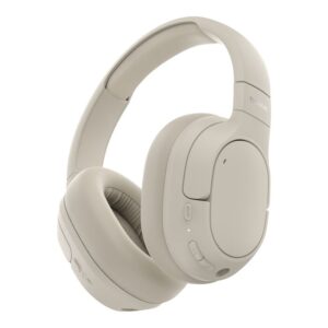 Immerse yourself in crystal-clear sound and unmatched comfort with the BELKIN SOUNDFORM Isolate Noise Cancelling Over-Ear Headphones in Sand (Model: AUD008HQSA).