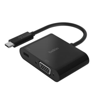 BELKIN USB C TO VGA+CHARGE ADAPTER AVC001BTBK