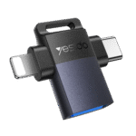 YESIDO OTG Adapter GS35 – Compact Black Converter