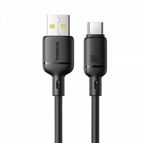 Upgrade your daily charging routine with the BASEUS Silky USB to Type-C 100W Cable.