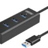 UNITEK USB 3.0 4 PORTS POWERED HUB BLACK Y-3089 - Gadgets