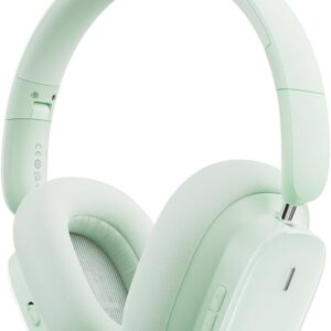 BASEUS BOWIE H1I NOISE CANCELLATION WIRELESS HEADPHONE NATURAL GREEN