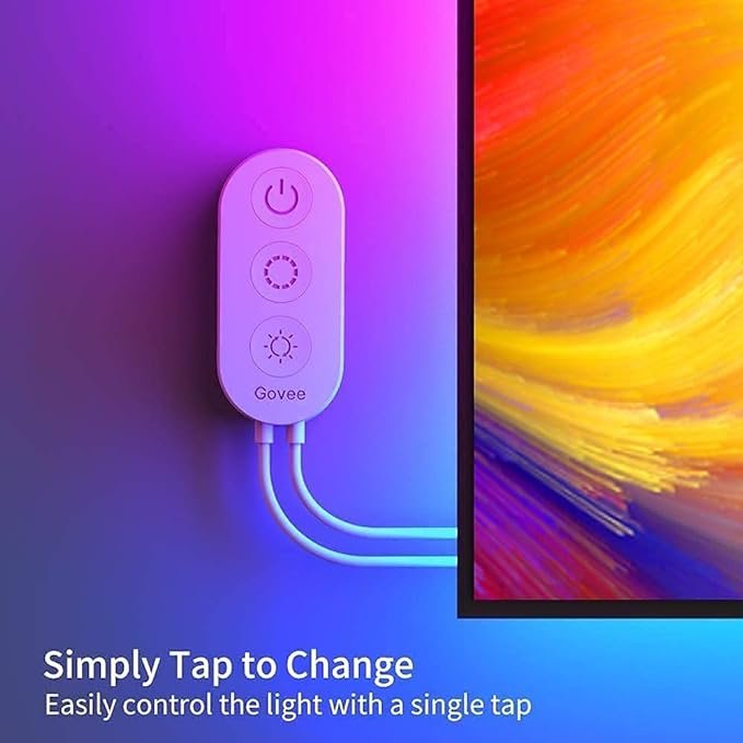 Transform Your TV Viewing Experience with the Govee RGB LED TV Backlight with Remote - H6179 - Image 3