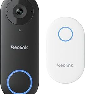 REOLINK 5MP SUPER HD 2K WIRED WIFI VIDEOS DOORBELL WITH CHIME VDB2K02W