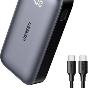 UGREEN NEXODE 10000MAH POWER BANK TWO-WAY FAST CHARGING 30W GREY PB502/25185