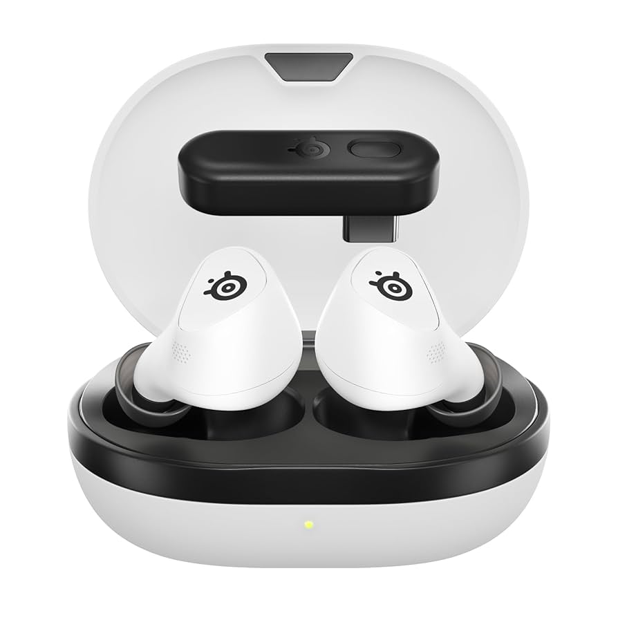 Step into next-level gaming audio with the SteelSeries Arctis GameBuds Wireless Noise Cancelling Gaming Earbuds