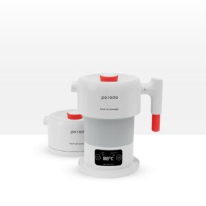 Porodo Portable Folding Electric Kettle White PD-KTLD600-WH