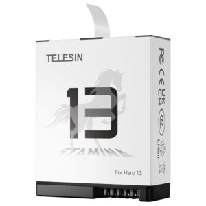 Never miss a moment with the TELESIN GoPro Hero 13 Battery S0-BTR-04-TGP