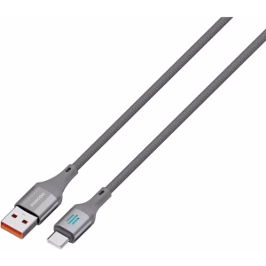 PORODO USB A TO USB C CHARGING DATA CABLE 1M GREY PDDC96GY