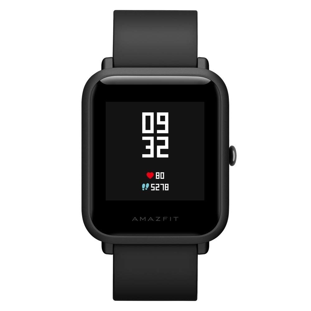Experience the perfect blend of smart innovation and minimalist design with the MI AMAZFIT BIP Youth Global Black Smartwatch.