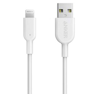 ANKER POWERLINE II WITH LIGHTNING CONNECTOR 6FT CABLE BLACK A8433H12