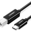 UGREEN USB-C TO USB 2.0 PRINT CABLE 2M BLACK 50446
