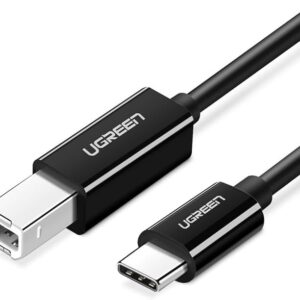 UGREEN USB-C TO USB 2.0 PRINT CABLE 2M BLACK 50446