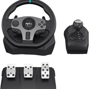 PXN STEERING WHEEL PEDALS & SHIFTER FOR PC/PS3/PS4/SWITCH/XBOX ONE PXN-V9