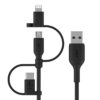 Belkin Universal BOOST↑CHARGE™ 3-in-1 Cable 1M - Black (CAC001BT1MBK)