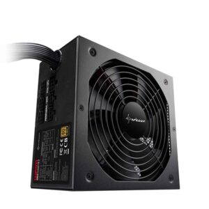 Power your PC with confidence using the SHARKOON WPM GOLD ZERO 550W Power Supply