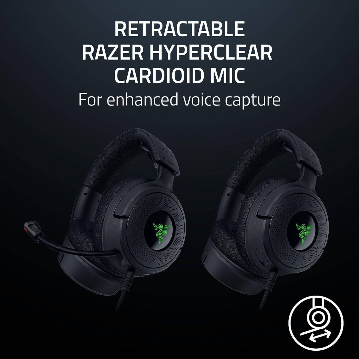 Razer Kraken V4 X Wired Gaming Headset (Black, RZ04-05180100-R3M1) - Comfort and Clear Audio for Gamers - Image 6
