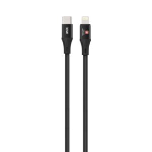 SWISS MILITARY USB-C TO LIGHTNING 30W CABLE 1M WHITE SM-CB-CL30W-1M-WHI