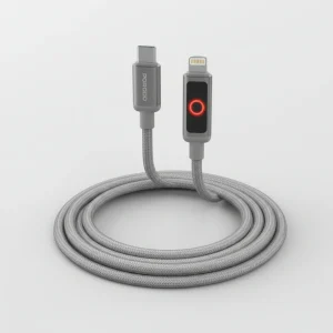 PORODO CHARGE LITE USB-C TO LIGHTNING HIGH-SPEED CHARGING 1M/3.3FT CABLE GRAY PDCBL0046GY