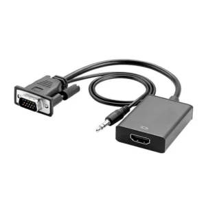 EPICARMA VGA TO HDMI ADAPTER CONVERTS VGA SIGNALS EA-VGA2HDMI-BK