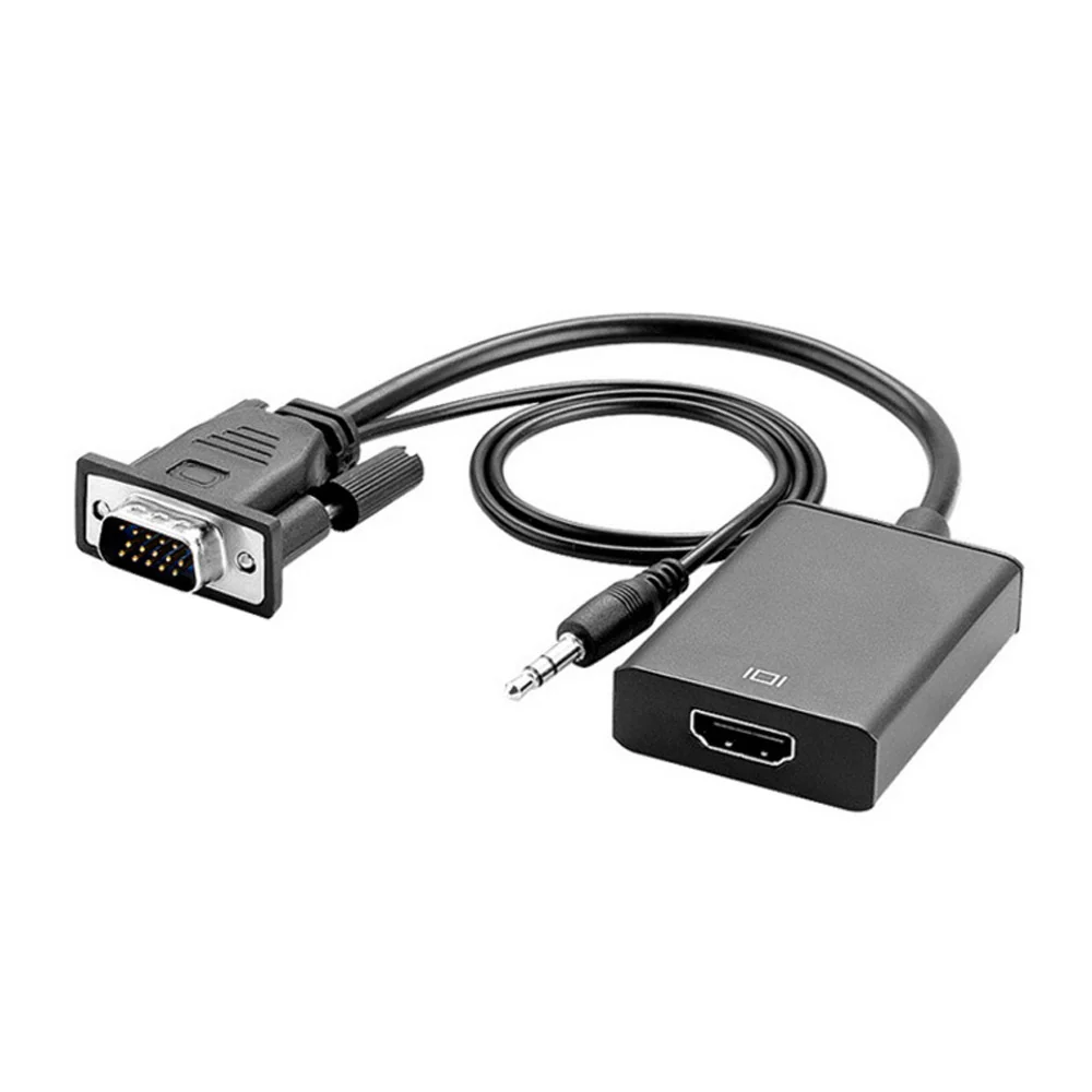 EPICARMA VGA TO HDMI ADAPTER CONVERTS VGA SIGNALS EA-VGA2HDMI-BK