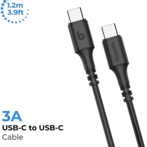 BLUPEBBLE POWERFLOW USB-C TO USB-C 60W CABLE 1.2M BLACK