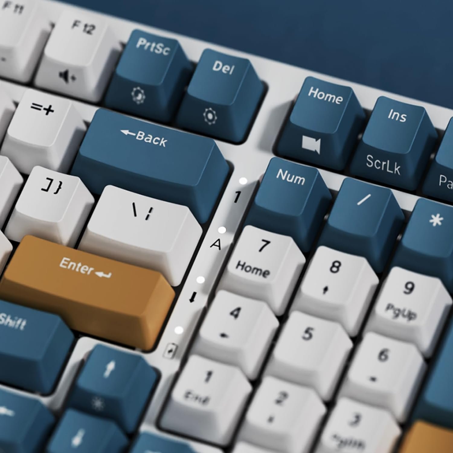 Royal Kludge RGB Tri-Modes Hot-Swap Gaming Keyboard with Brown Switches in Klein Blue - RK98 - Image 9