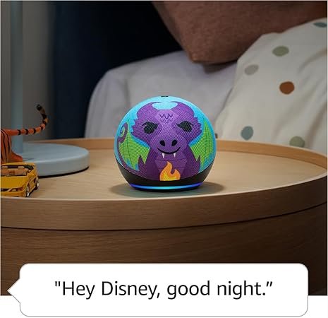 Amazon Echo Dot 5th Generation Kids Edition - Dragon - Image 3