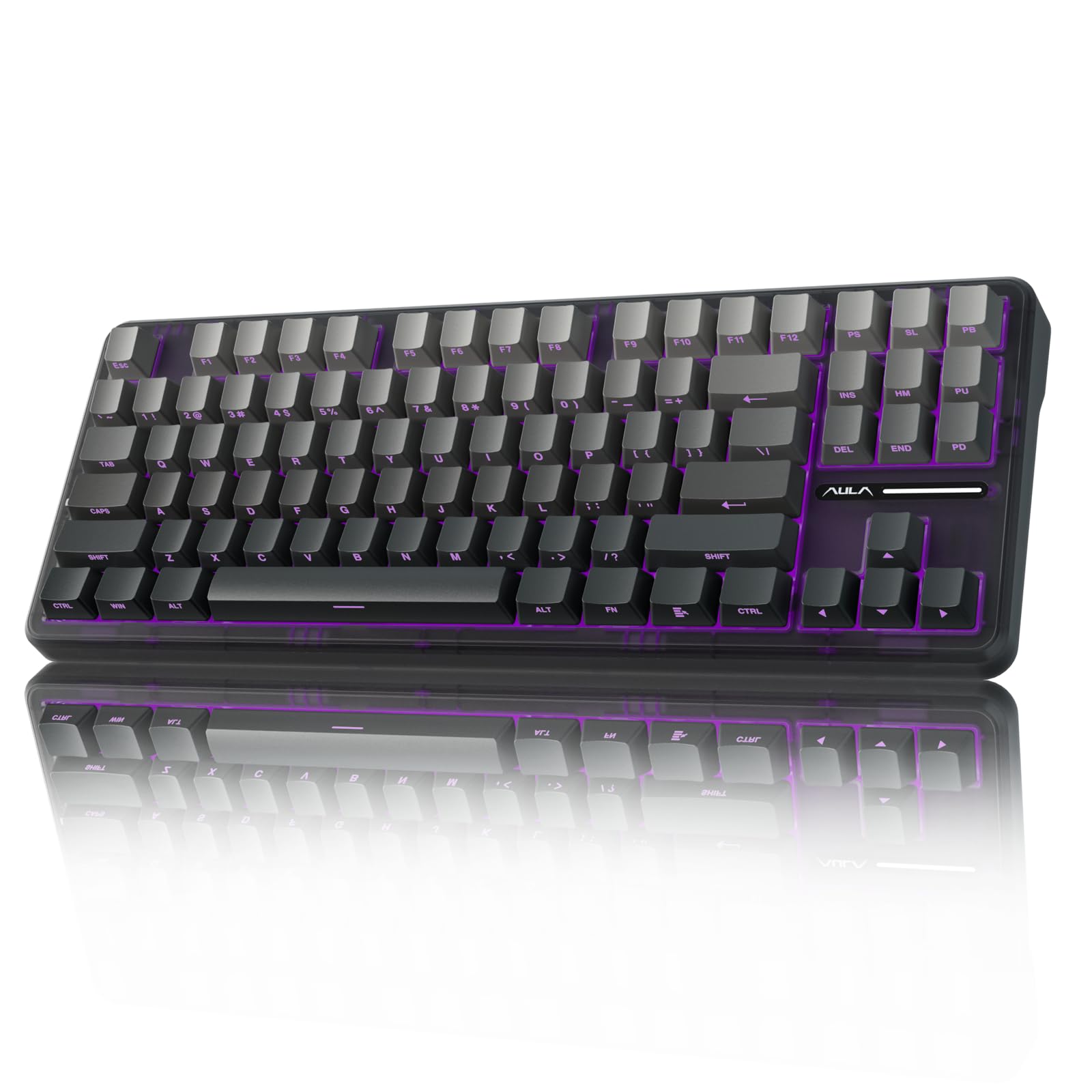Take your gaming to the next level with the AULA 87 Keys RGB 80% Mechanical Gaming Keyboard