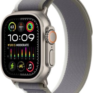 YESIDO APPLE WATCH TRAIL LOOP BAND 49MM GREEN GRAY WB25