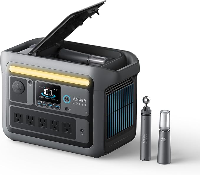 The Anker SOLIX C800 Plus Portable Power Station is a reliable and versatile energy source for outdoor enthusiasts and emergencies