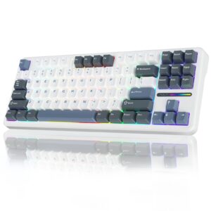 Elevate your gaming and productivity setup with the AULA 87 Keys RGB 80% Mechanical Gaming Keyboard F87 Pro.