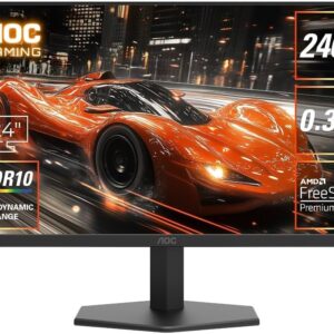AOC 24 INCH FHD 240HZ 0.3MS IPS DISPLAY GAMING MONITOR 24G11ZE