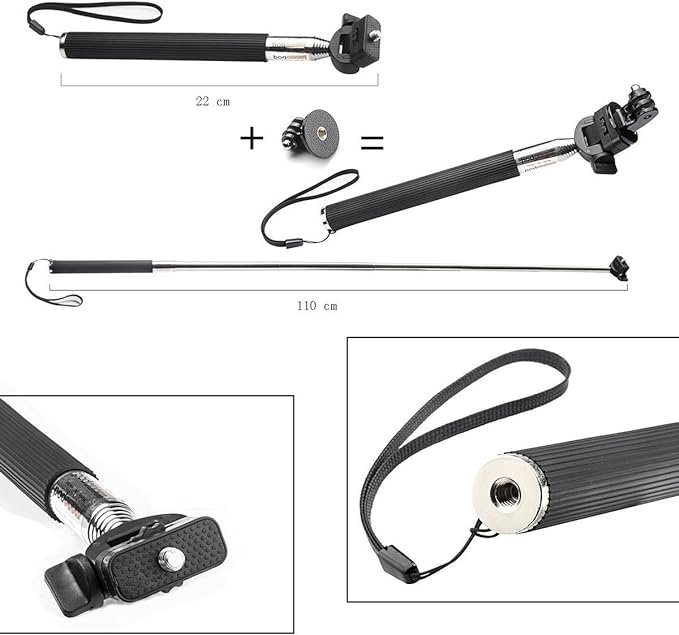YHTSPORT 20 IN 1 GOPRO ACESSORIES ACTION CAMERA KIT - Image 4
