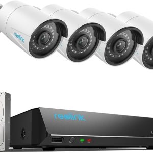 REOLINK PRO SERIES 5MP SUPER HD 8-CHANNEL POE SECURITY SYSTEM PS2KB02