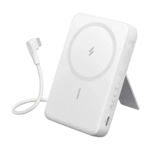 ANKER ZOLO 10K MAGNETIC BUILT IN USB C CABLE POWERBANK WHITE A1685H21