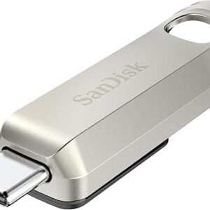 SanDisk Ultra Luxe USB Type-C Flash Drive 128GB - USB 3.2 Gen 1, Up to 400MB/s (SDCZ75-128G-G46)